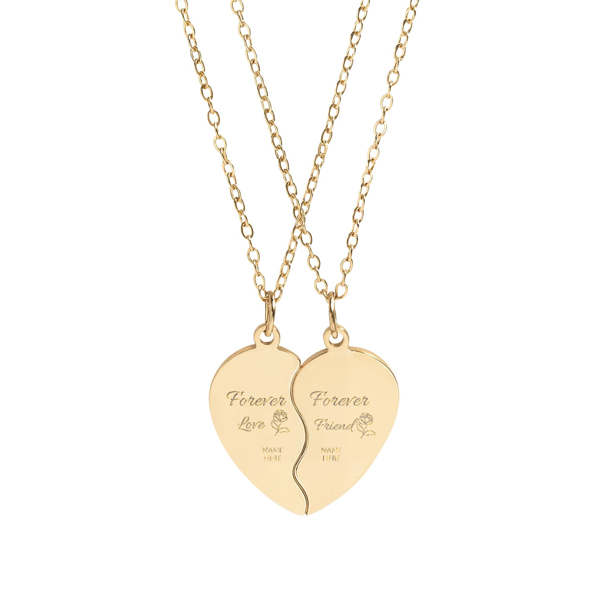 Customize matching BF Necklace