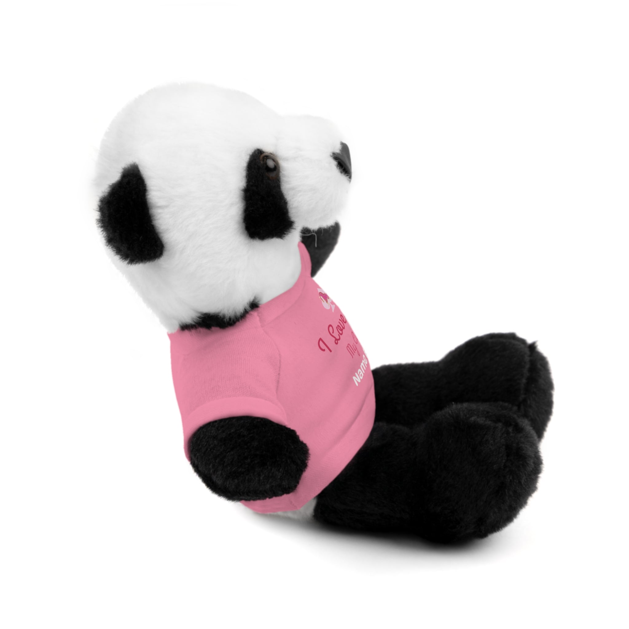 Personalized Teddy Bear with "I Love You" Tee