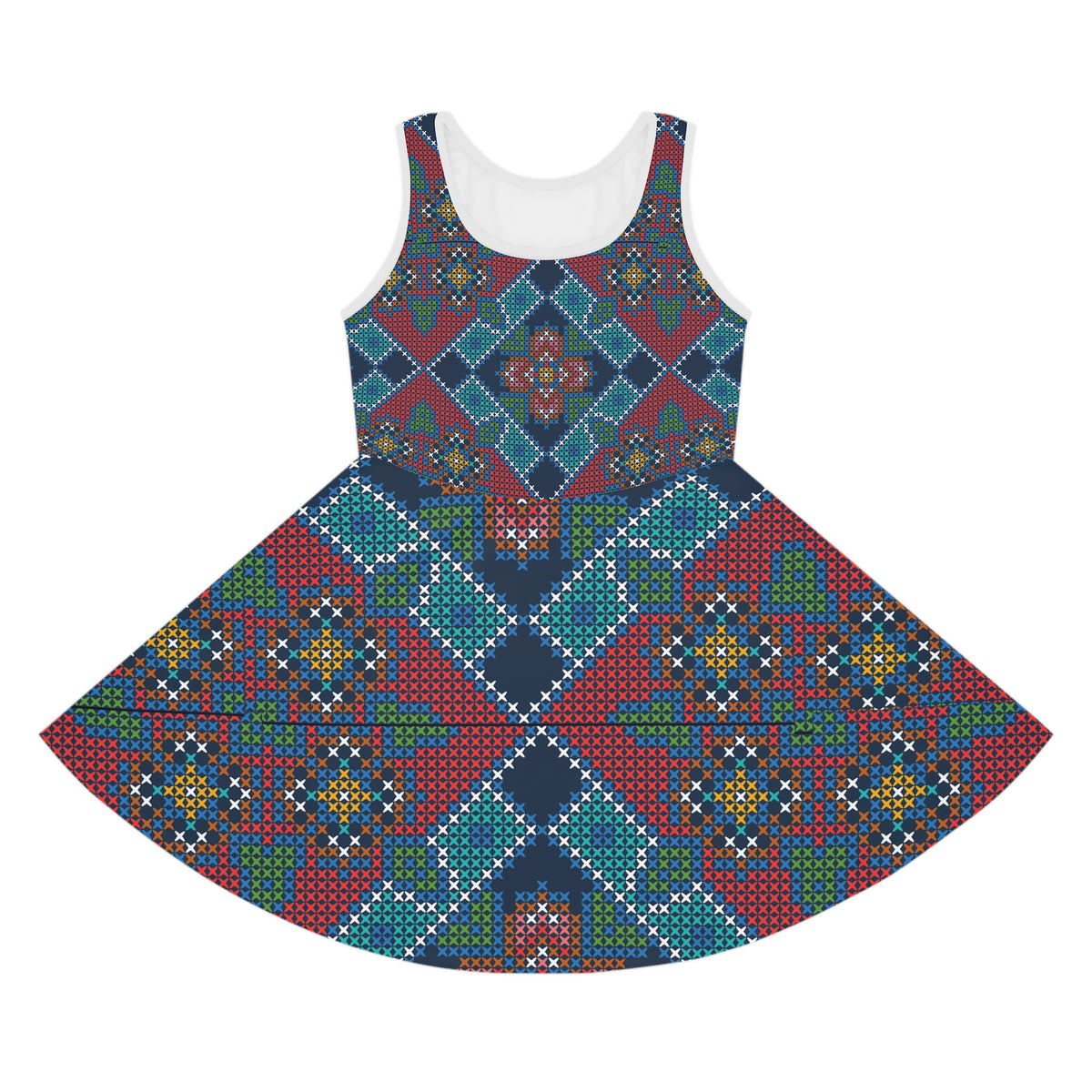 Girls' Patterned Sundress