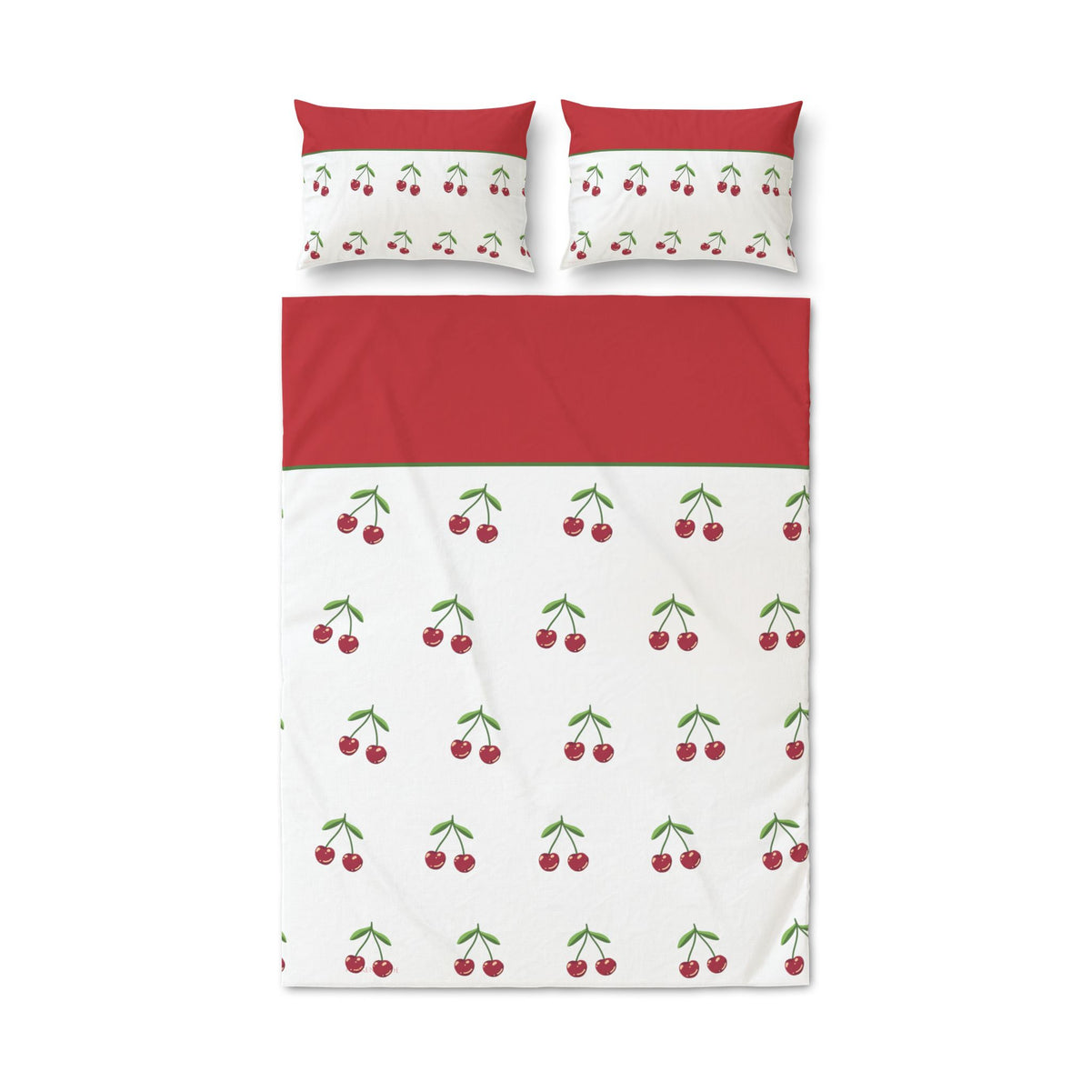 Cute Red Cherry Quilt Cover Set