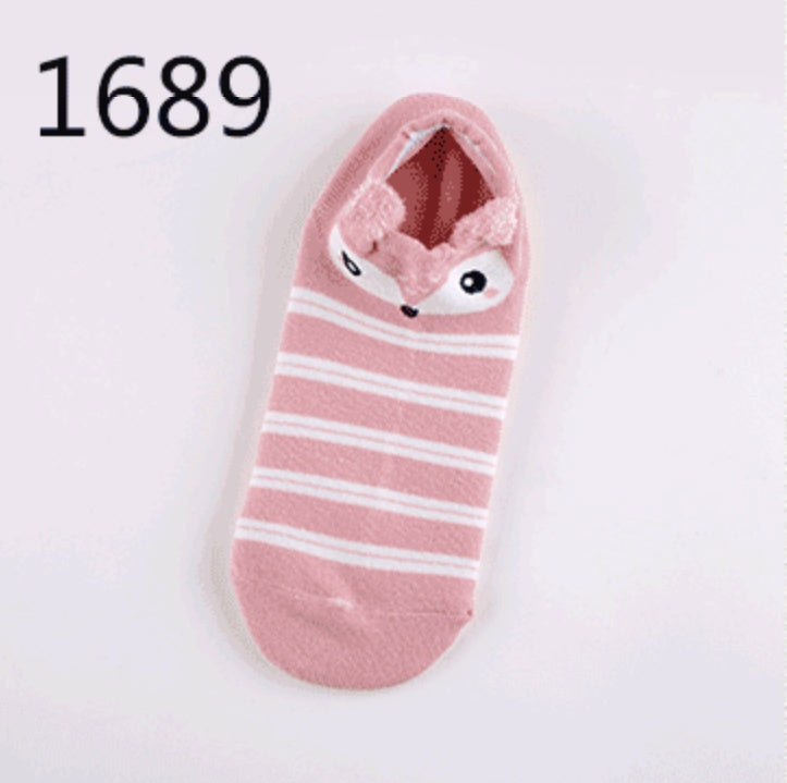 Cute Animals Cotton Short Socks Socks