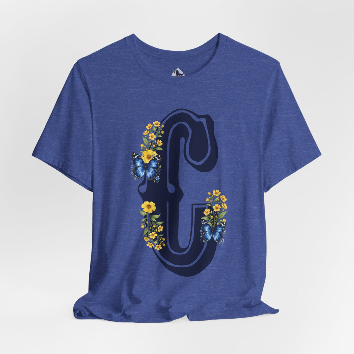 Floral Letter C Monogram T-Shirt