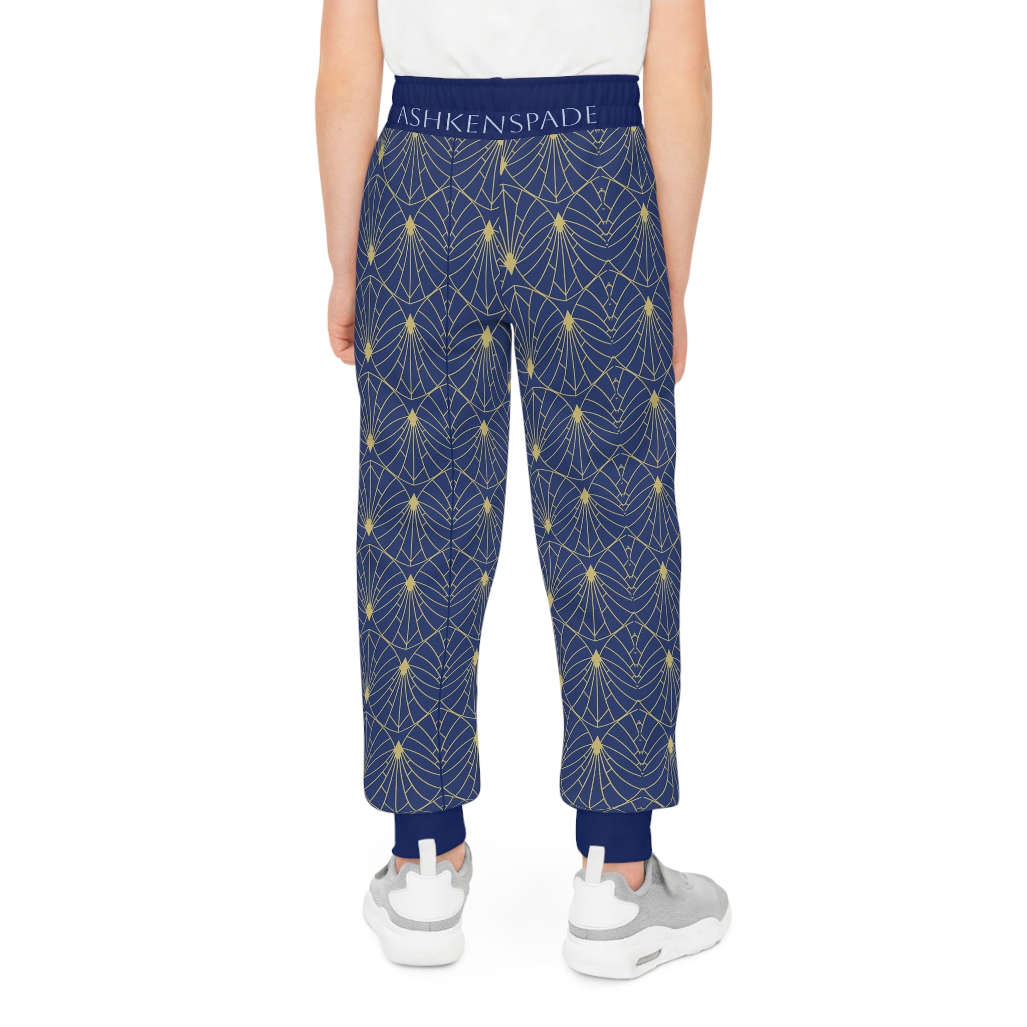 Copy of Navy Geometric Youth Joggers