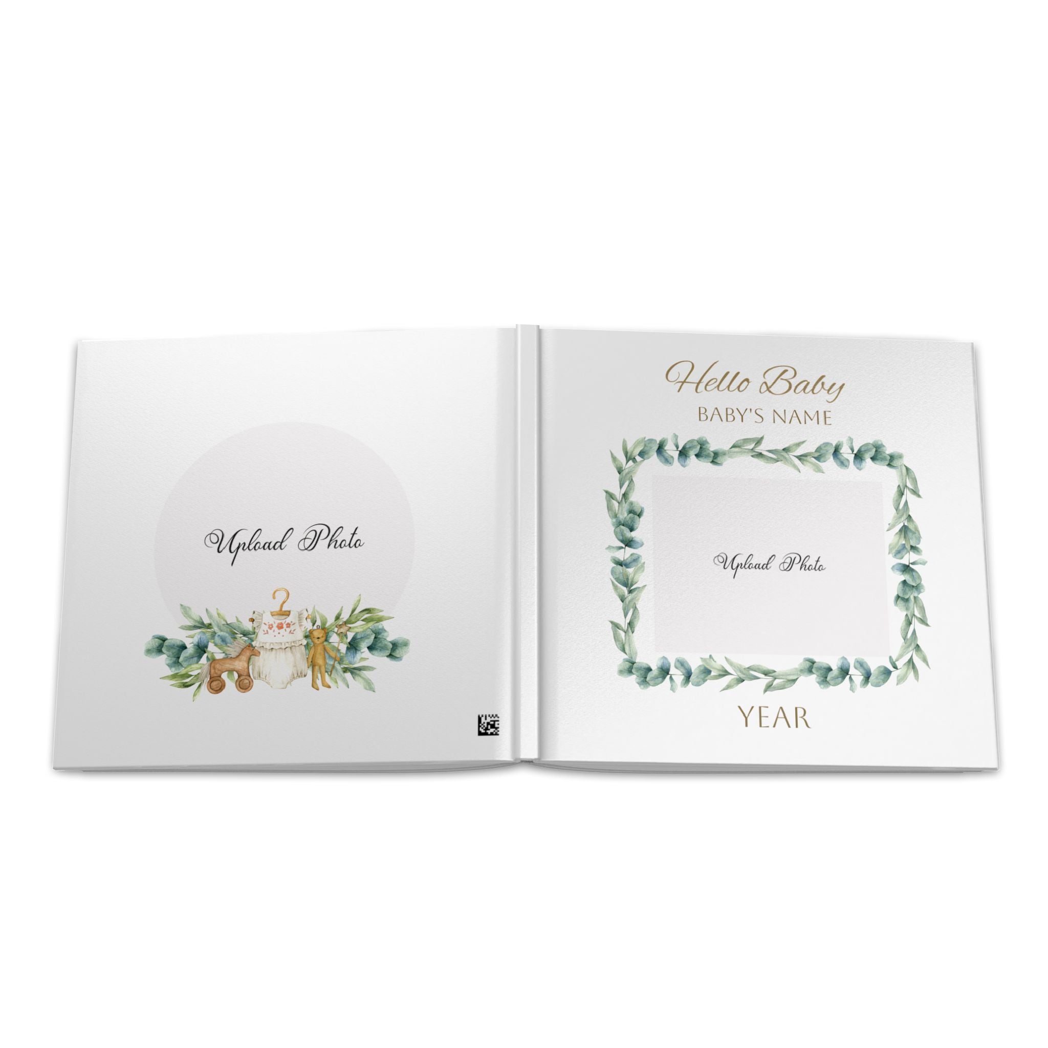 "Hello Baby" Personalized Hardcover Yearbook