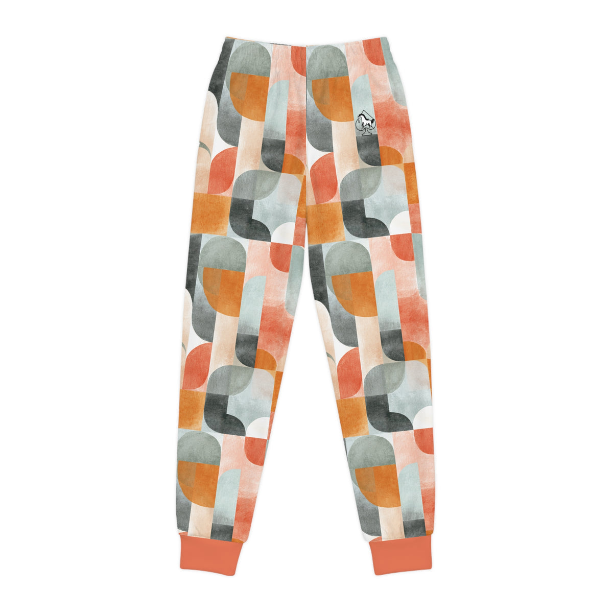 Retro Watercolor Shape Joggers