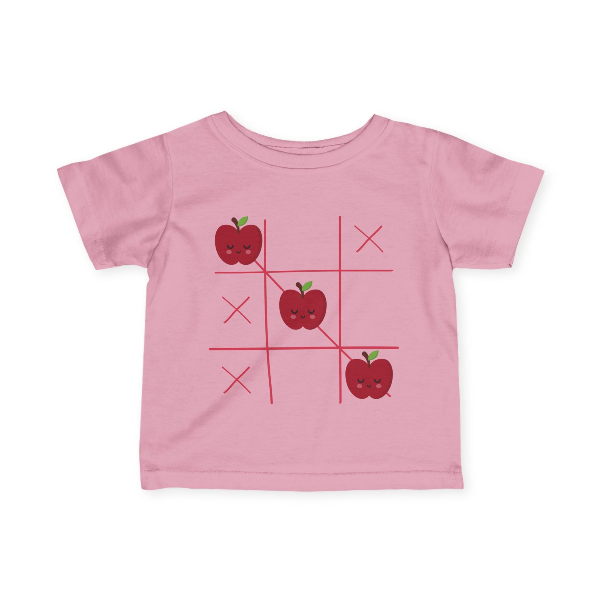 Apple Tic-Tac-Toe Baby T-Shirt
