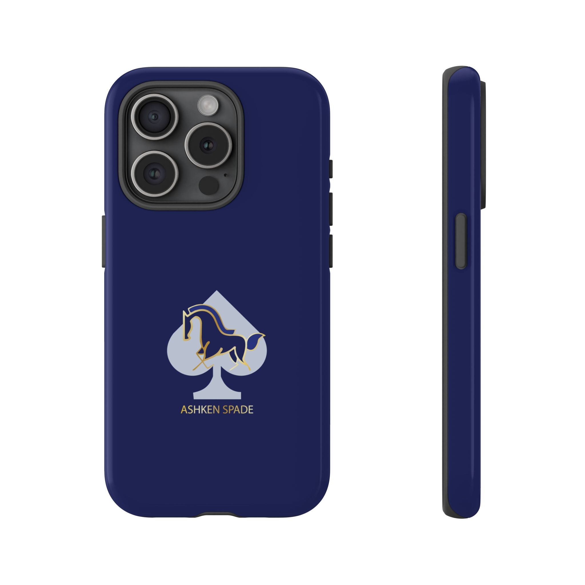 Navy Blue Ashken Spade Logo Phone Case