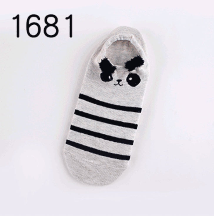Cute Animals Cotton Short Socks Socks