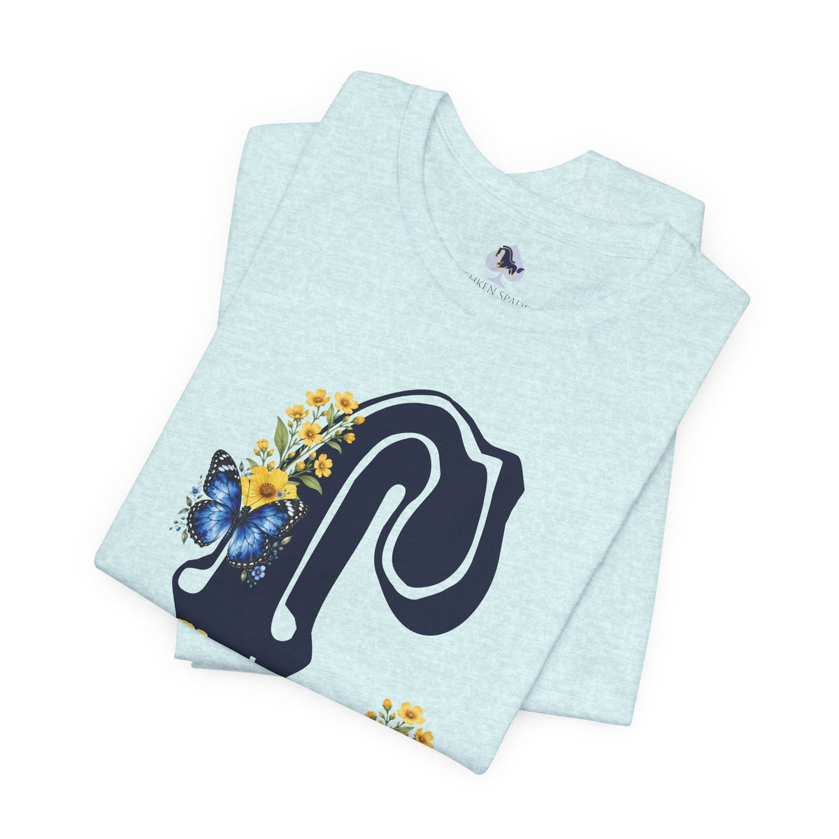 Floral Letter C Monogram T-Shirt