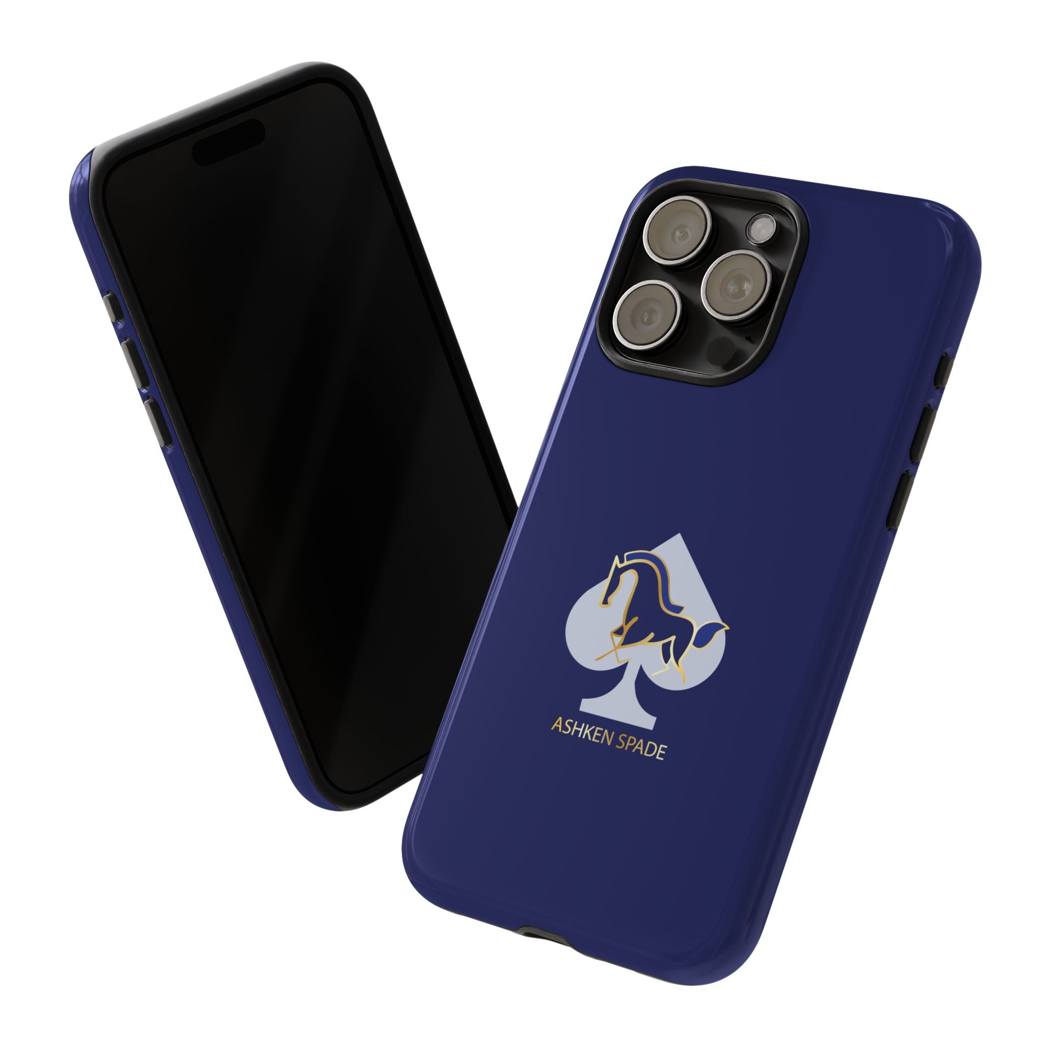 Navy Blue Ashken Spade Logo Phone Case