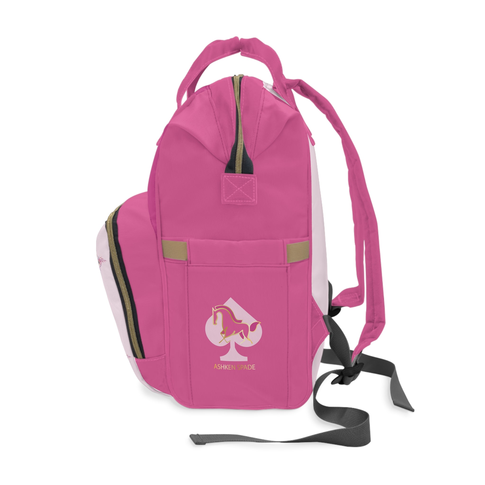 Pink Ribbon Multifunctional Baby Bag