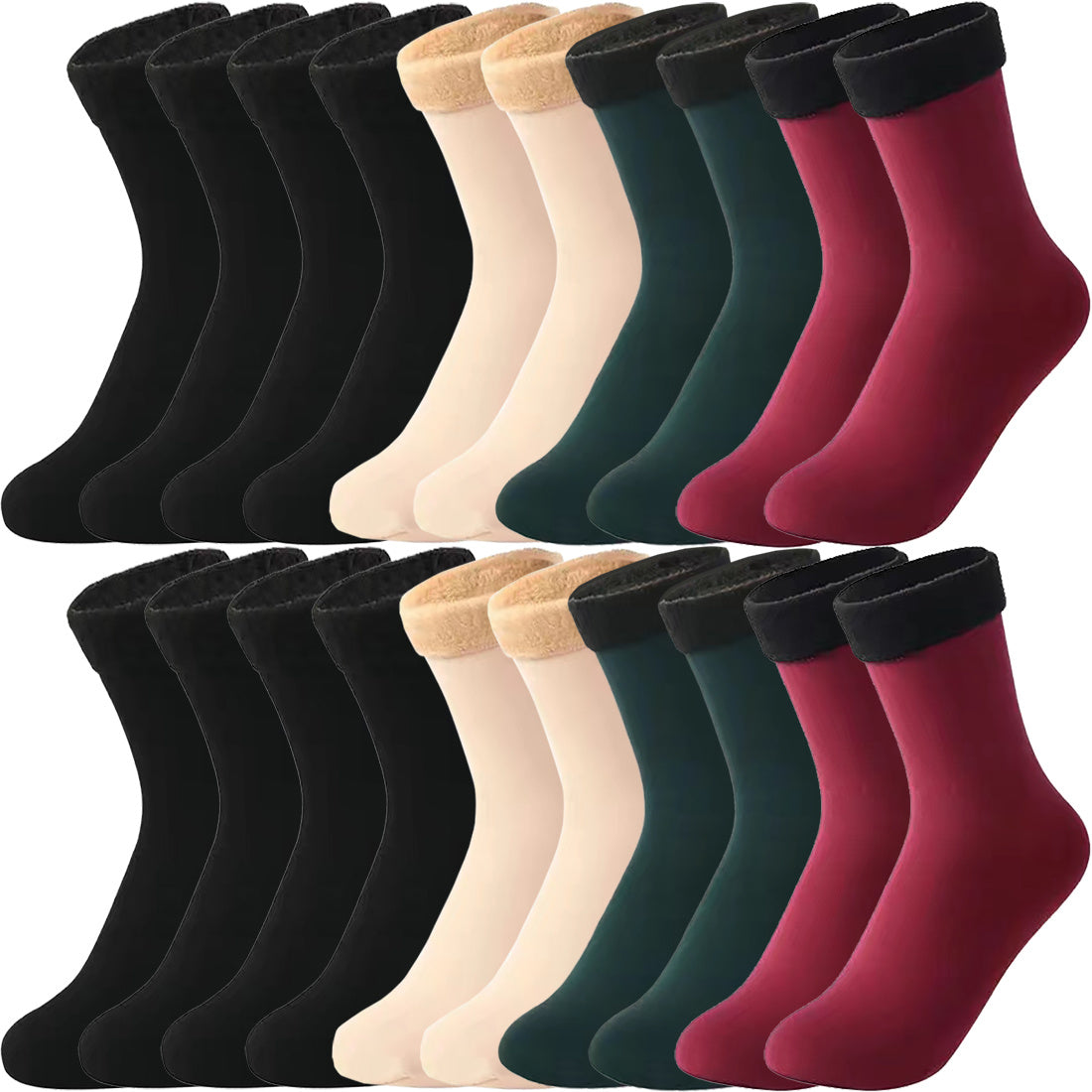 Women's Padded Velvet Warm Socks