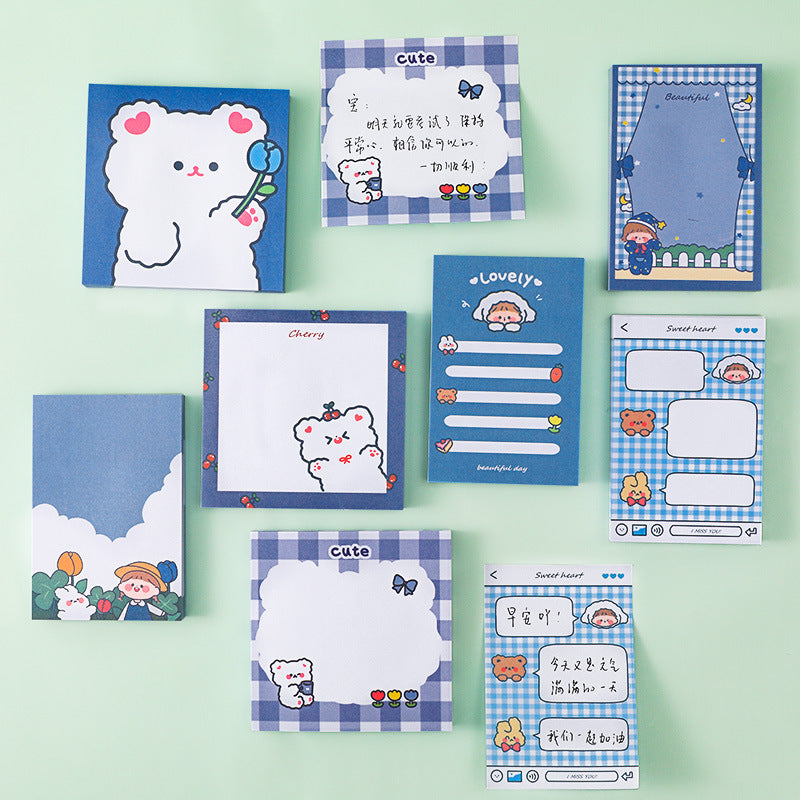 Sticky Notes Good-looking Students Use Cute Ins Style Notepad Sticky And Tear Note Paper Message Note Sticker