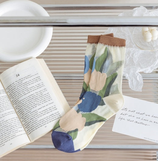 Floral Transparent Women’s Socks