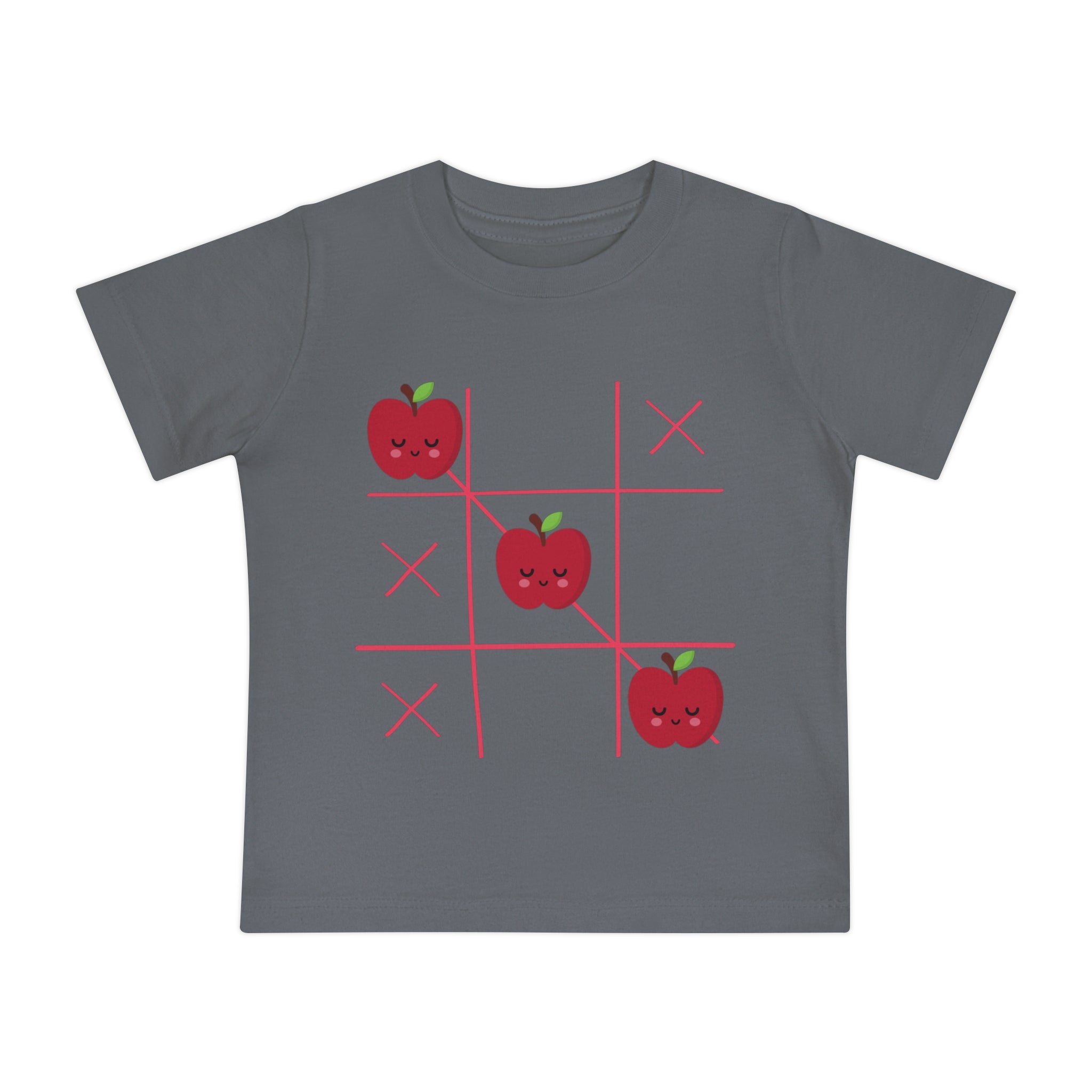 Apple Tic-Tac-Toe Baby T-Shirt