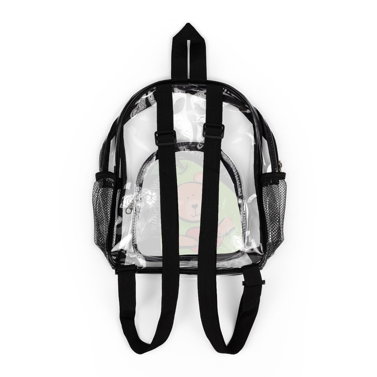 Cute Teddy Pear Clear Stadium Backpack