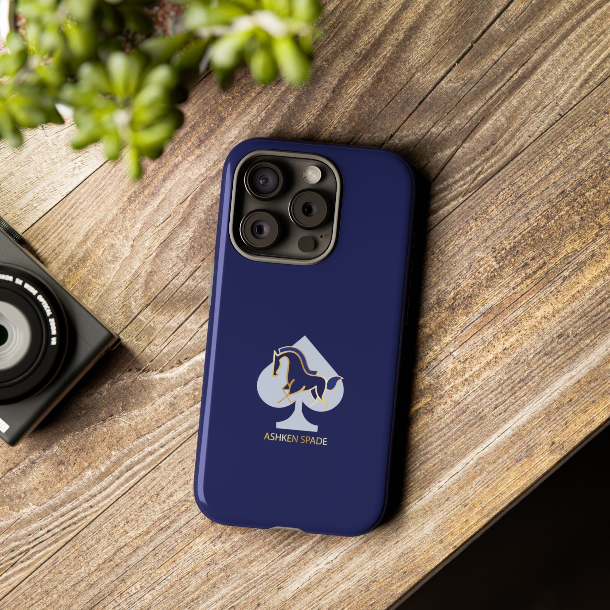 Navy Blue Ashken Spade Logo Phone Case