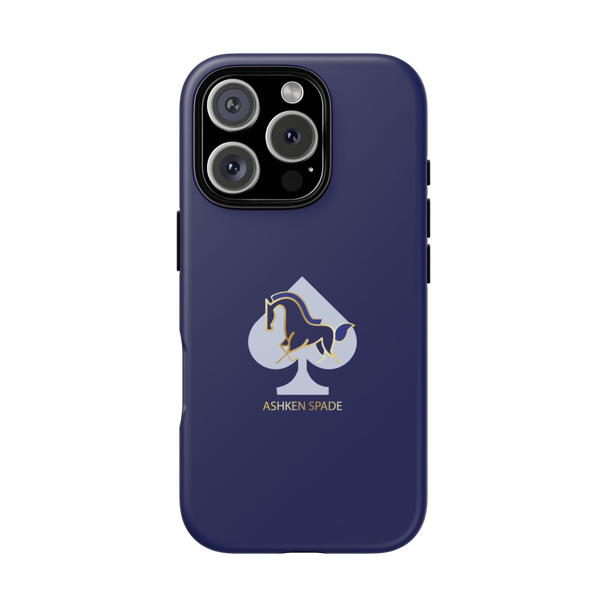 Navy Blue Ashken Spade Logo Phone Case