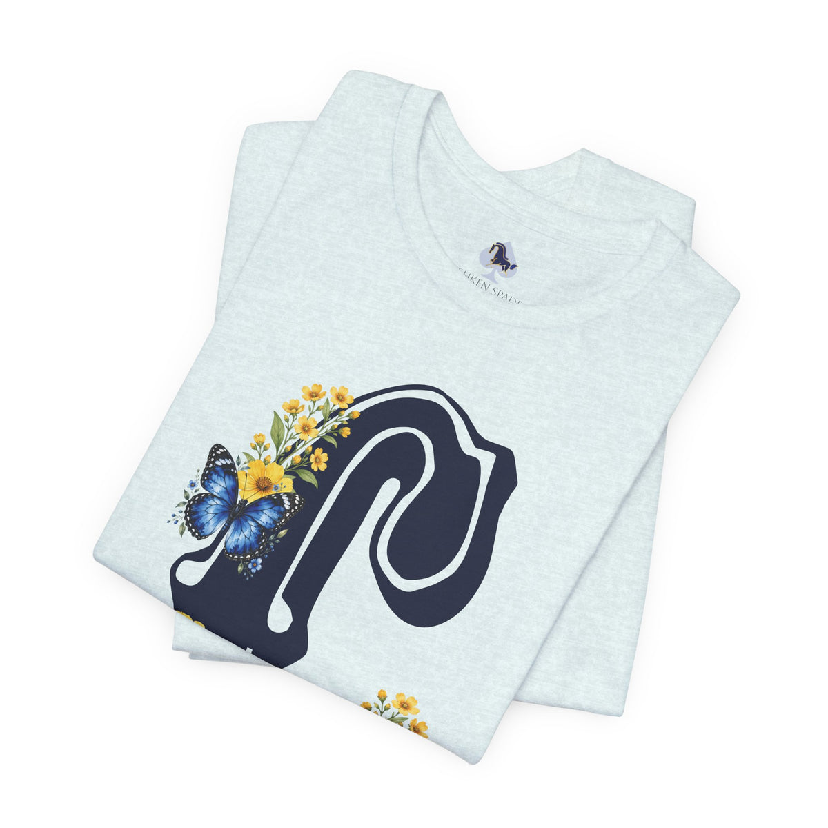 Floral Letter C Monogram T-Shirt