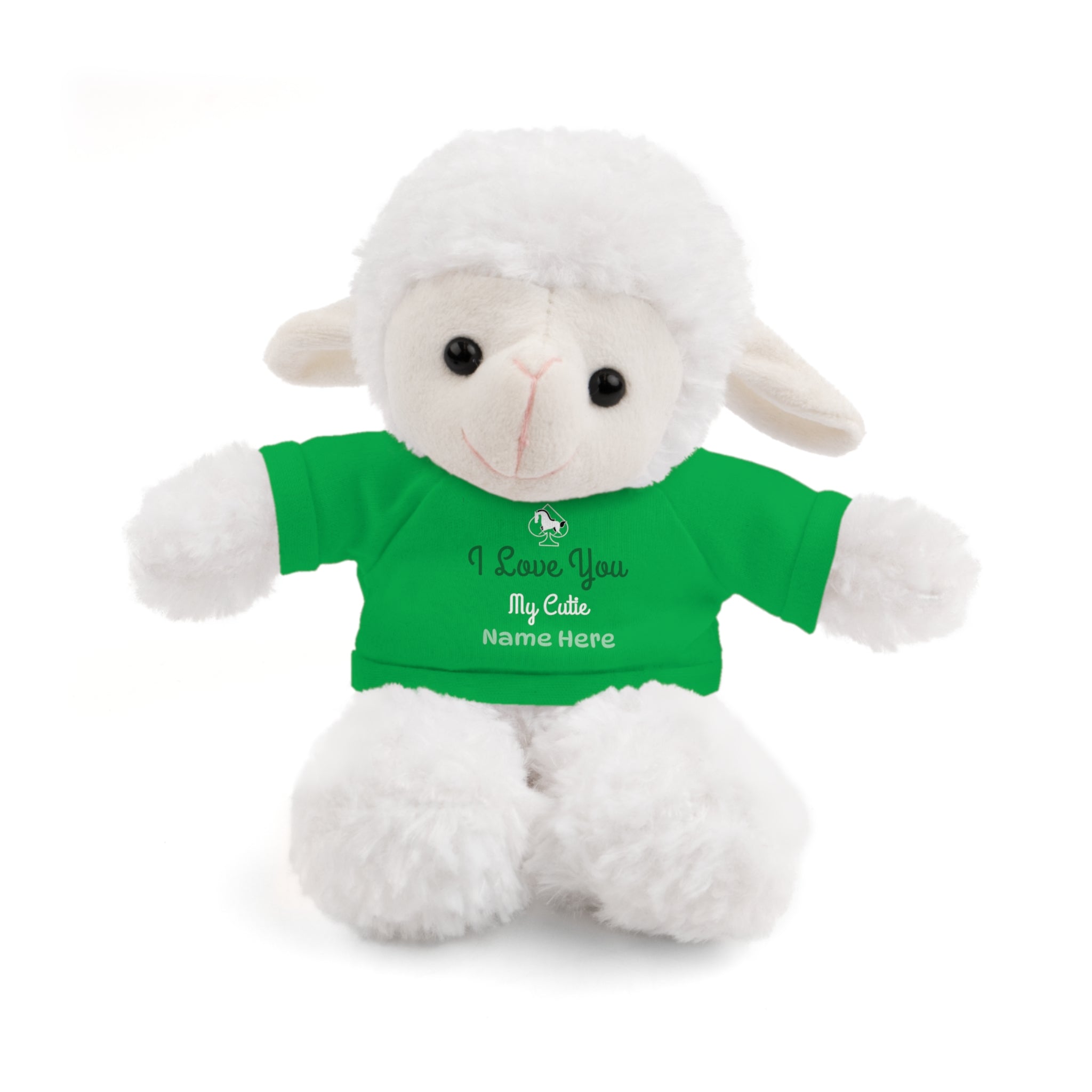 Personalized Teddy Bear with "I Love You" Tee