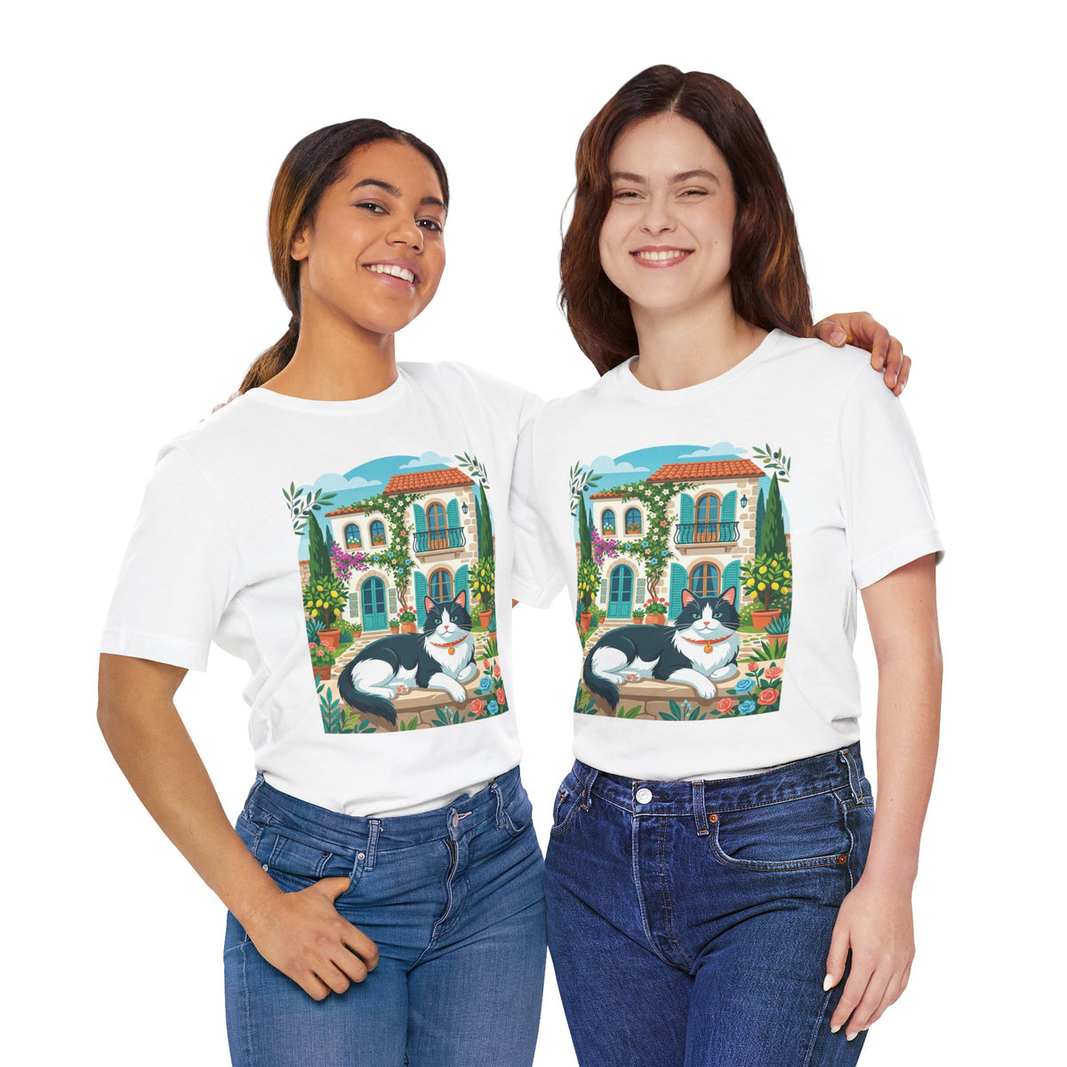 Cat Courtyard T‑Shirt