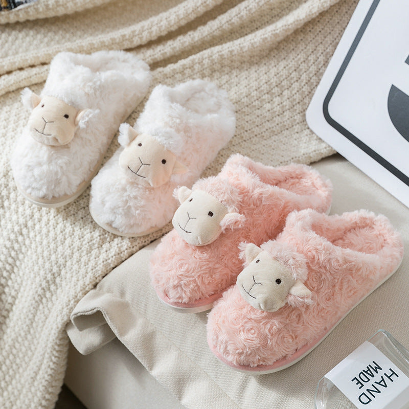 Cotton Slippers Home Home Indoor Warm Thick Bottom