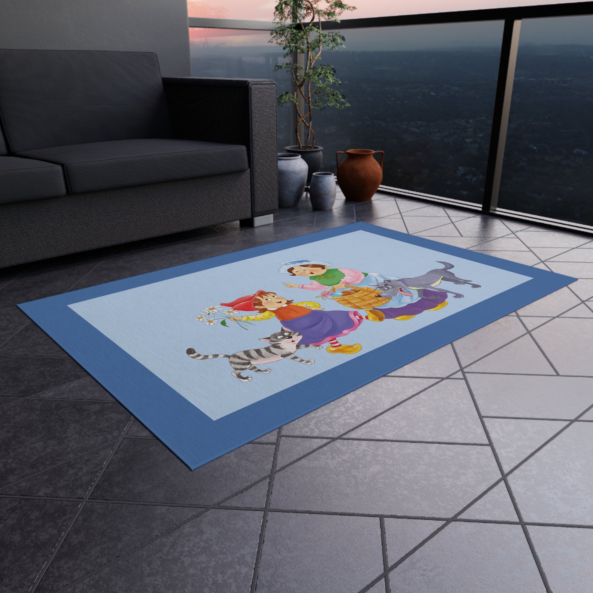 The Little Red Riding Hood Rug