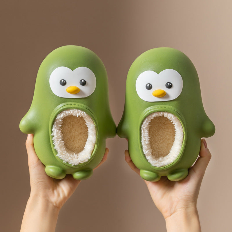 Children's penguin Cotton Slippers