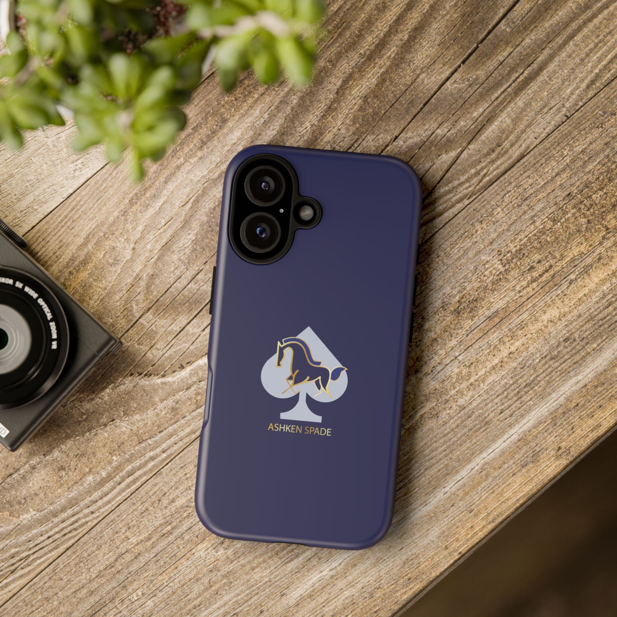 Navy Blue Ashken Spade Logo Phone Case