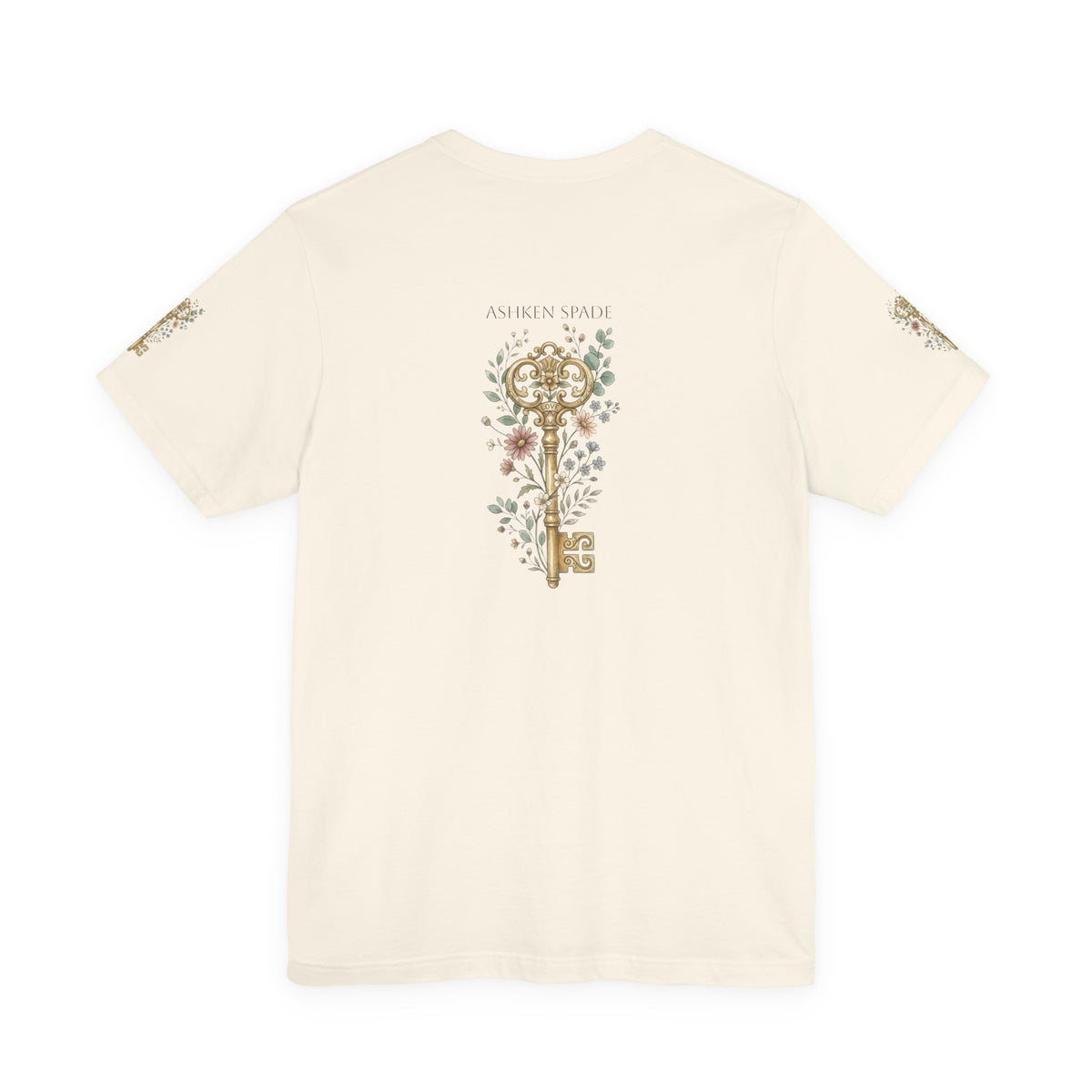 Vintage Floral Key T-Shirt
