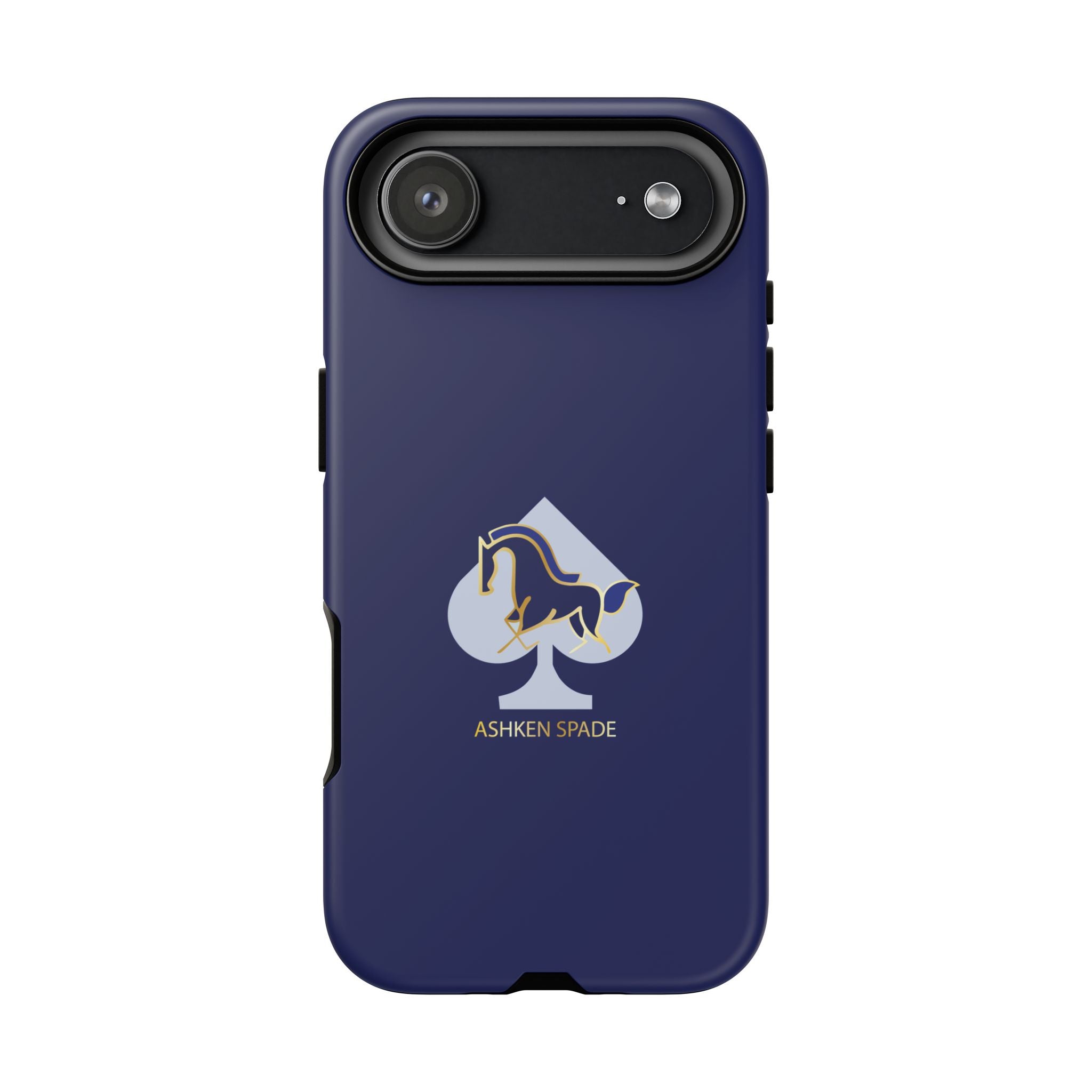 Navy Blue Ashken Spade Logo Phone Case