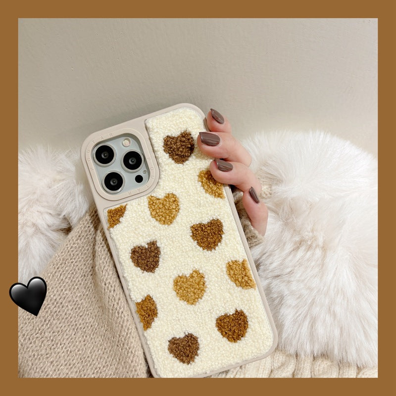 Plush Full Screen Love Phone Case