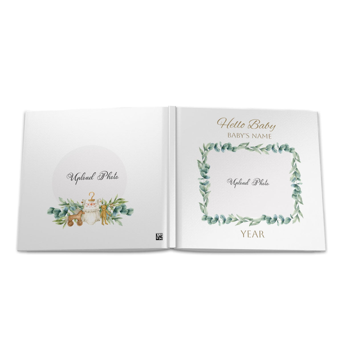 "Hello Baby" Personalized Hardcover YearAlbum