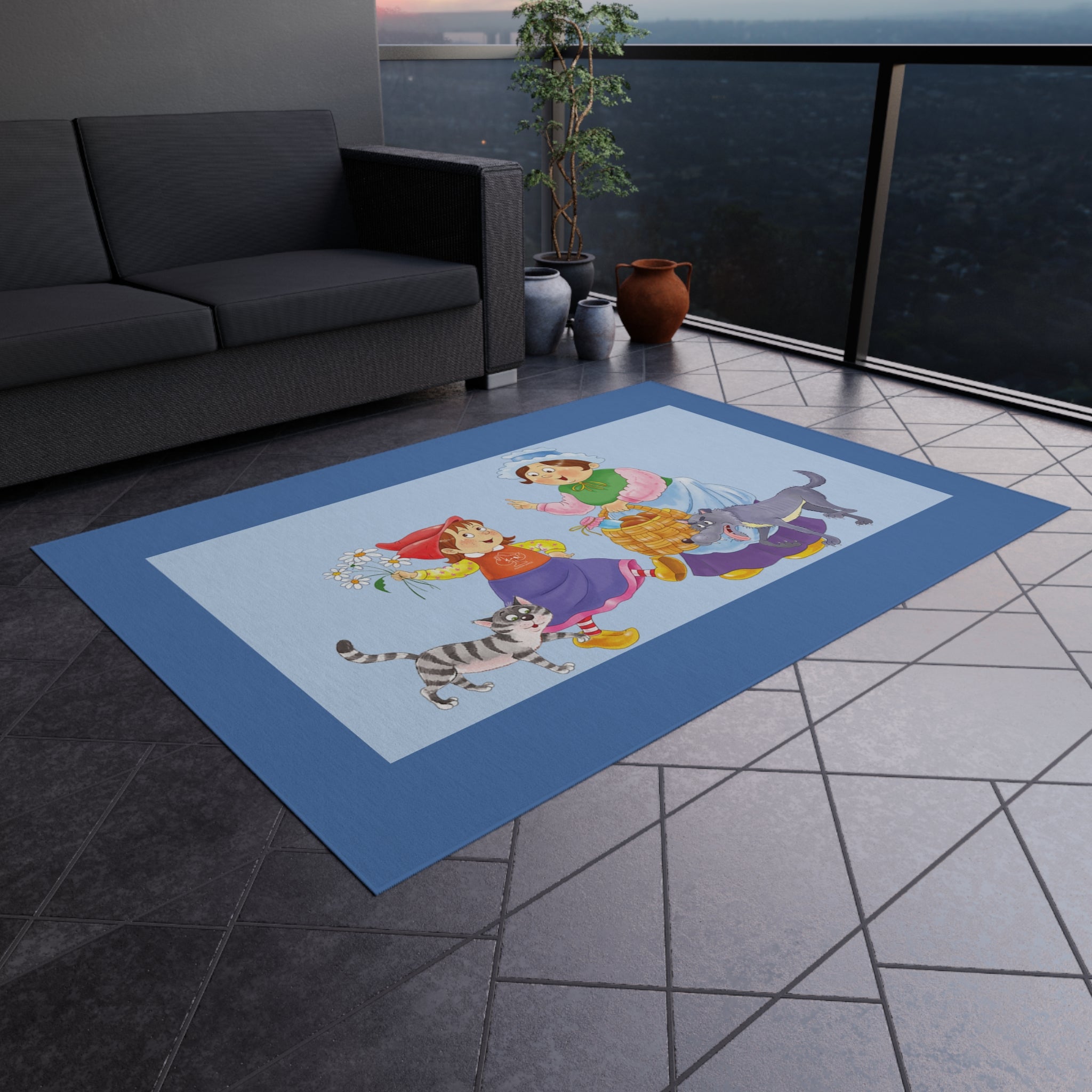 The Little Red Riding Hood Rug