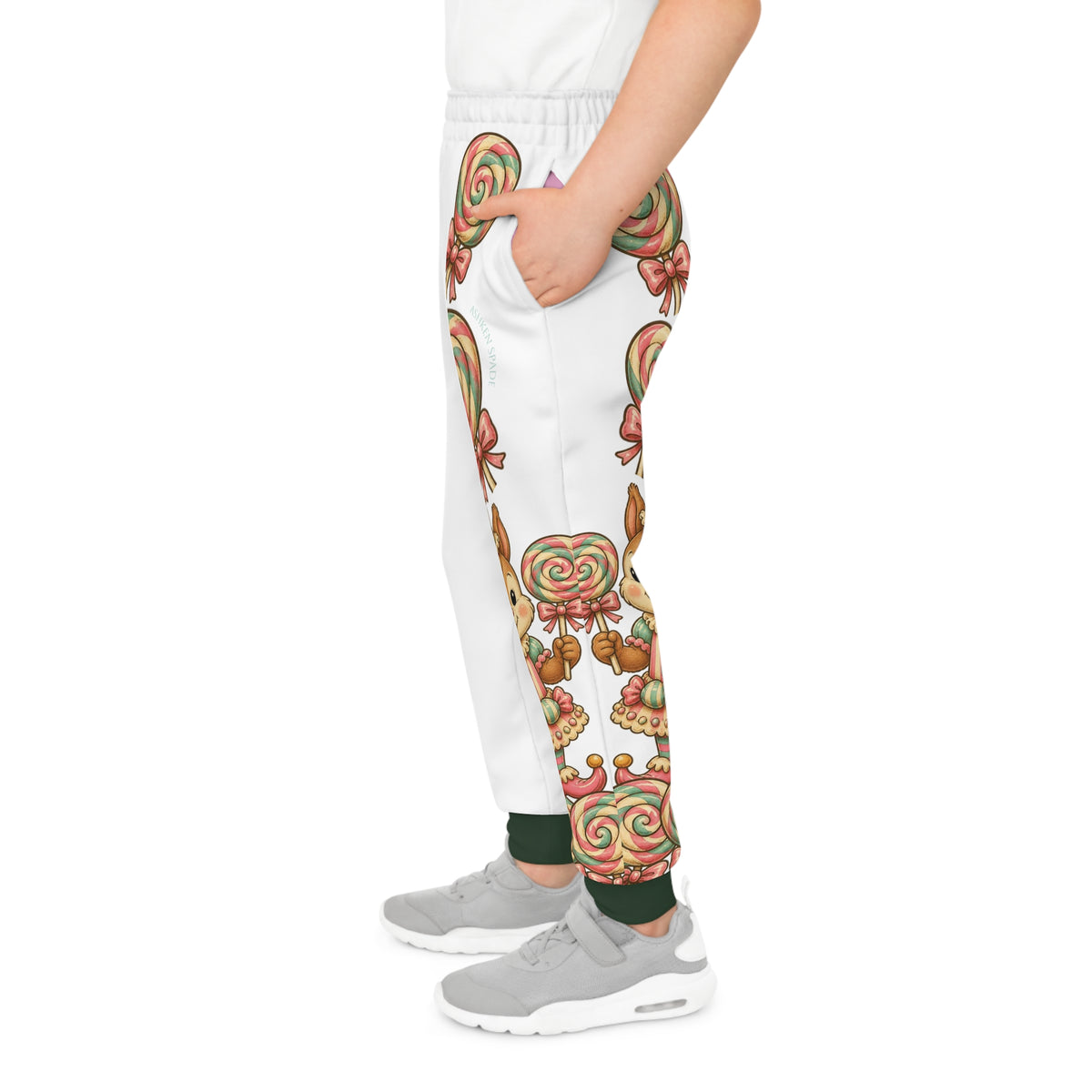 Forest Green LolliSquirl Youth Joggers