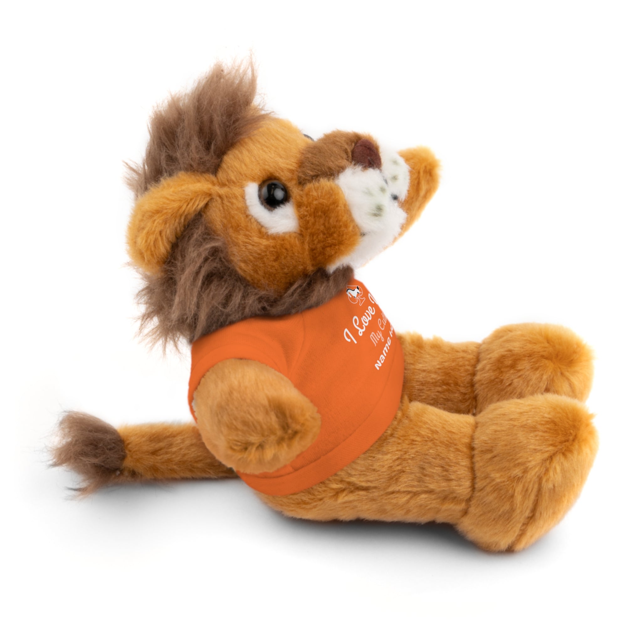Personalized Teddy Bear with "I Love You" Tee