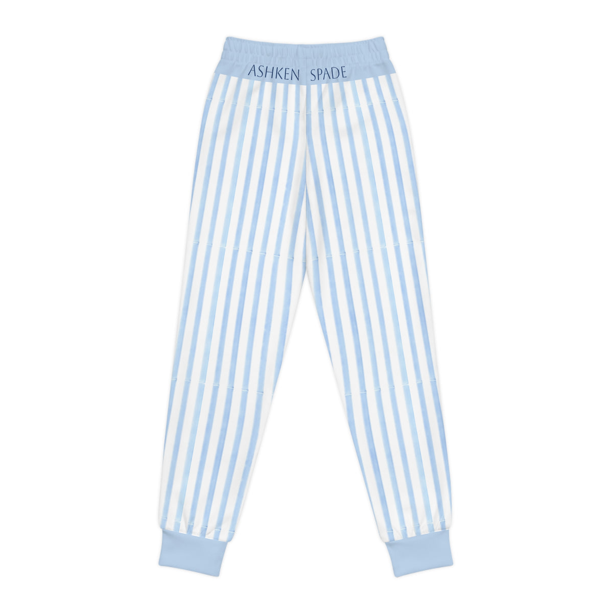 Ashkin Spady Blue and White Striped Youth Joggers