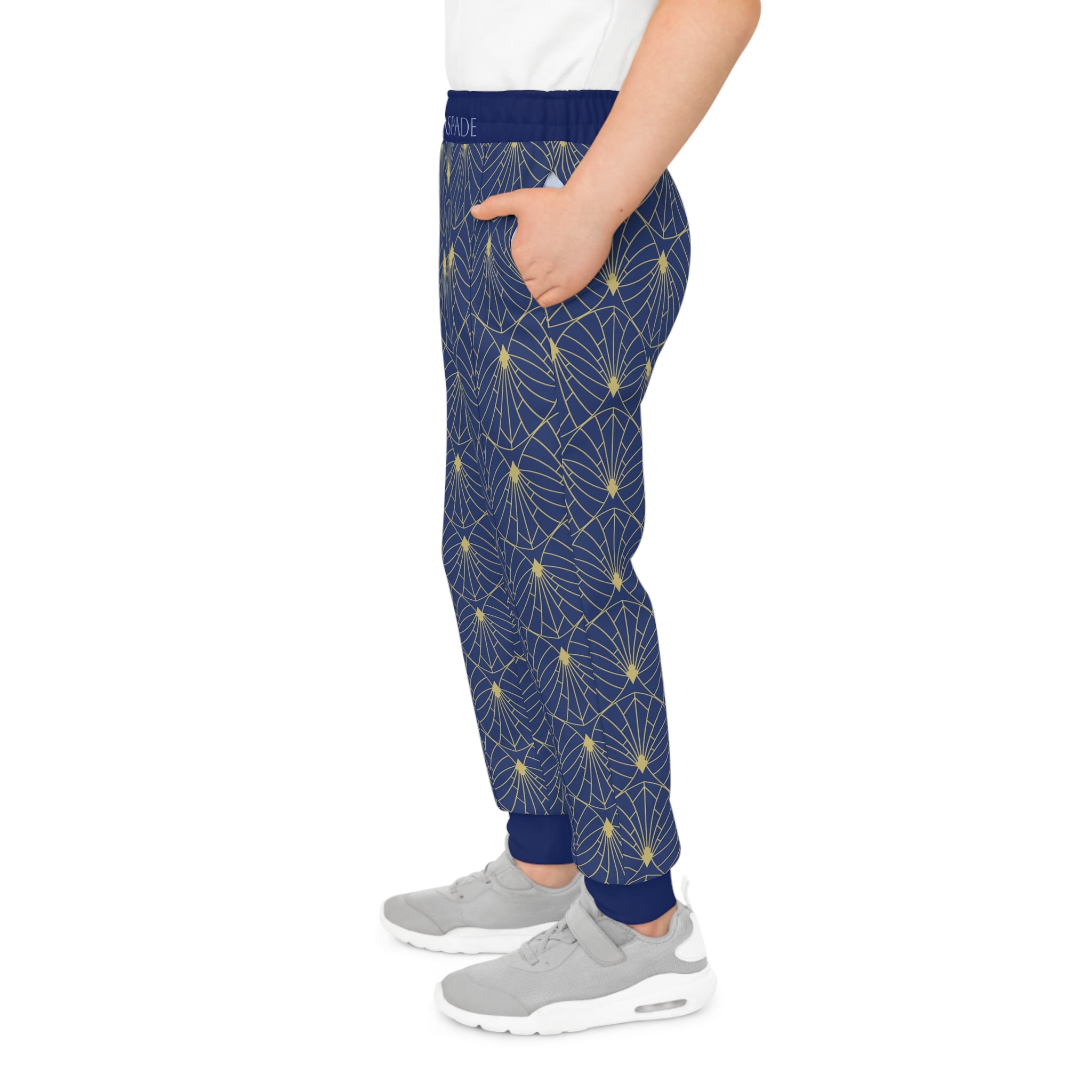 Copy of Copy of Navy Geometric Youth Joggers