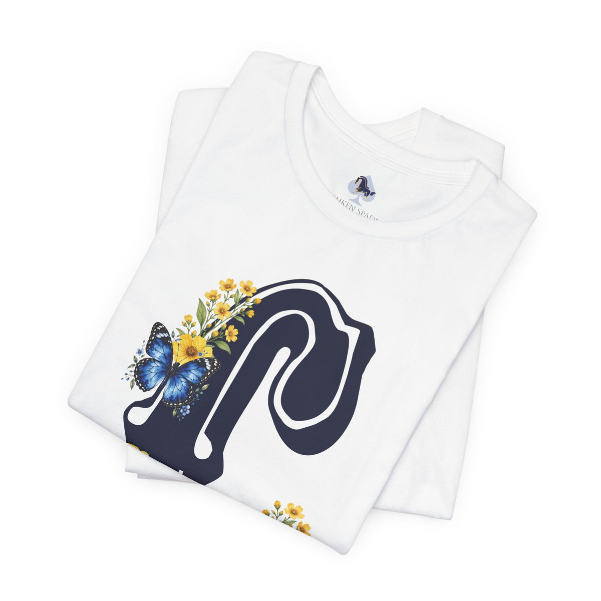 Floral Letter C Monogram T-Shirt