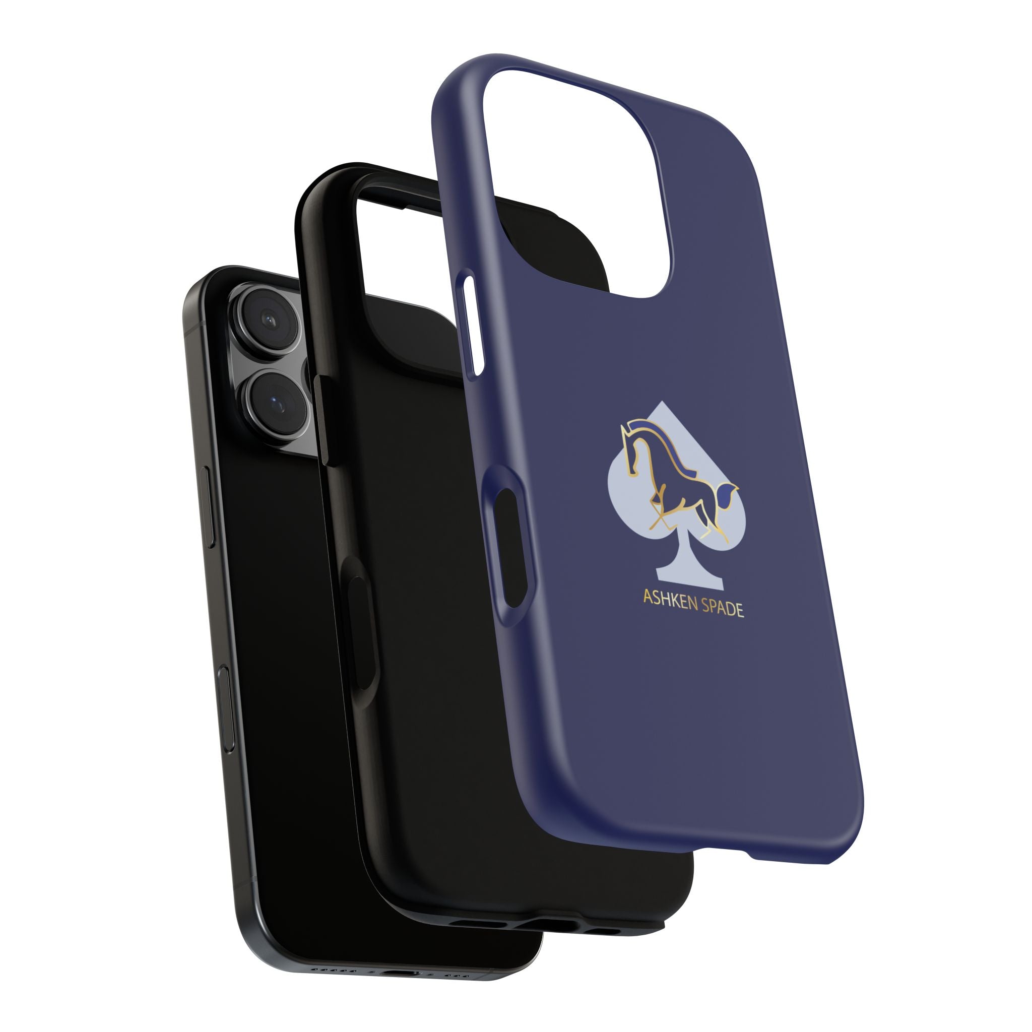 Navy Blue Ashken Spade Logo Phone Case