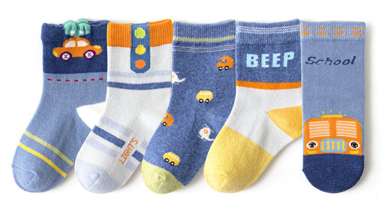 Boys And Girls Cute Cartoon Socks