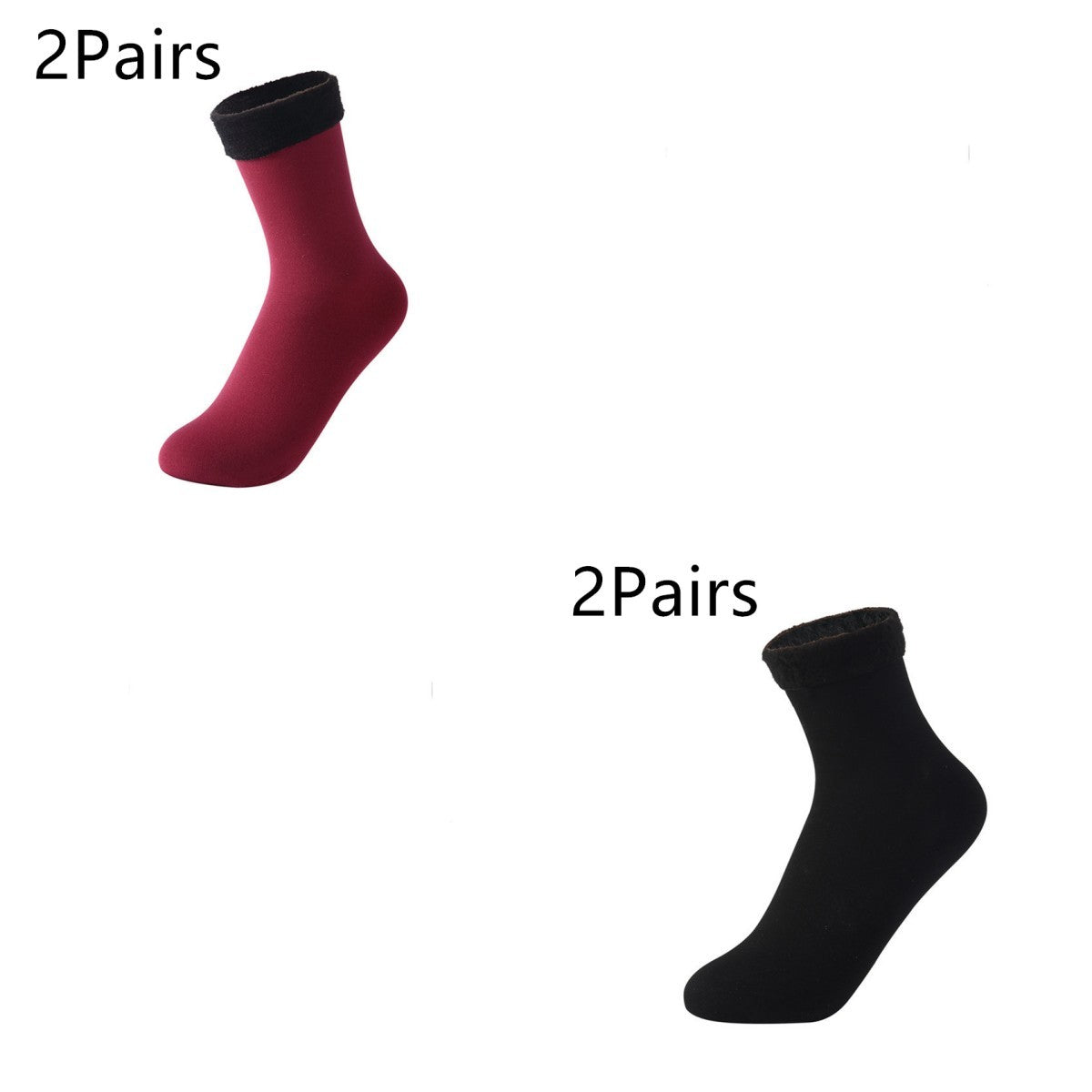 Women's Padded Velvet Warm Socks