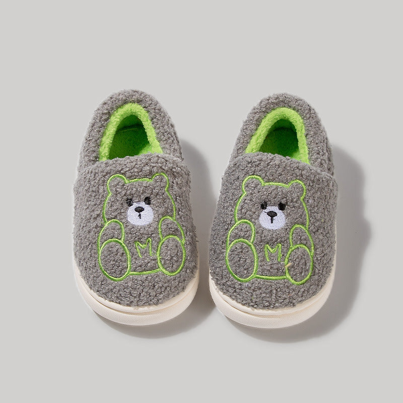 Cute Bear Warm Slippers