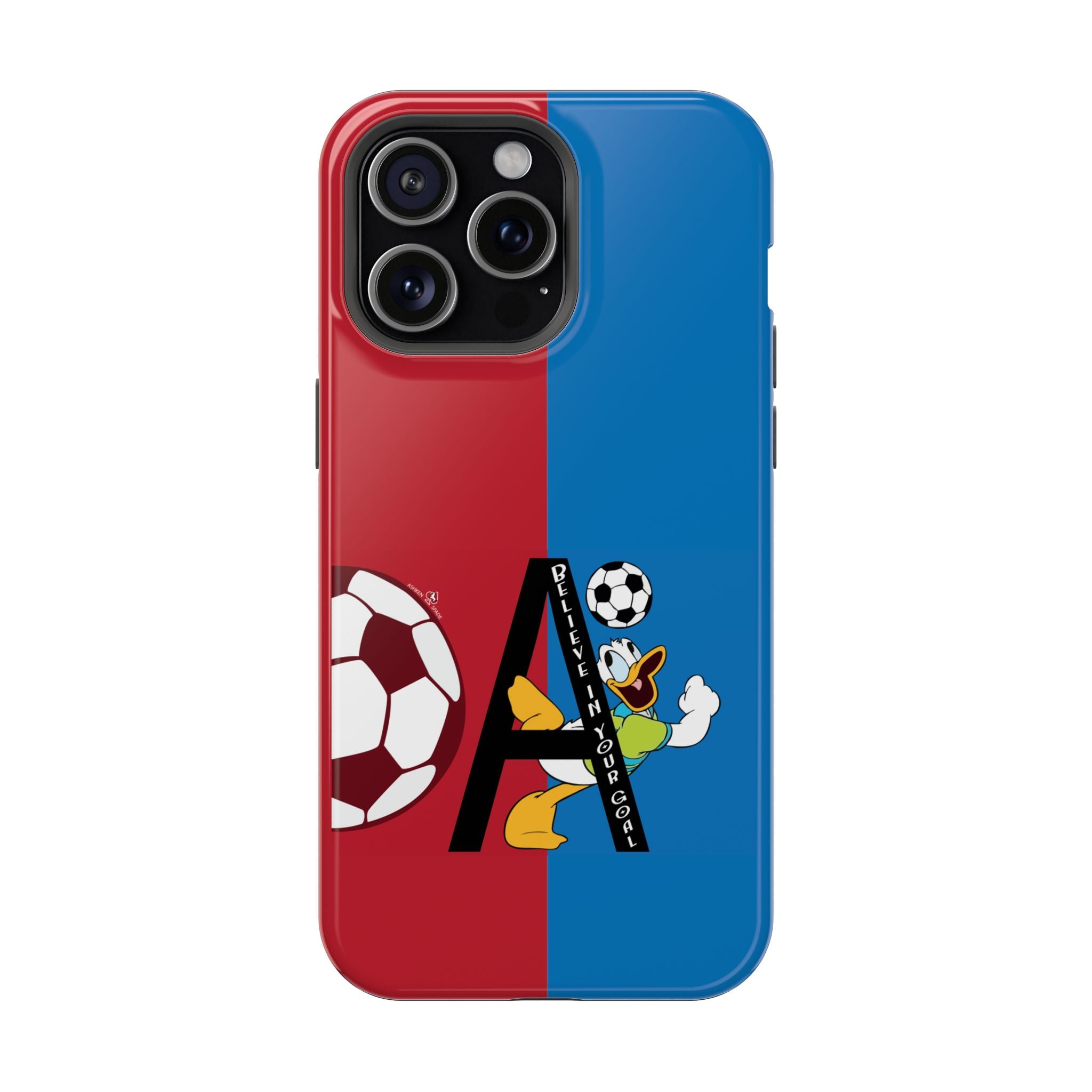 Soccer Initial A Magnetic Impact-Resistant Phone Case