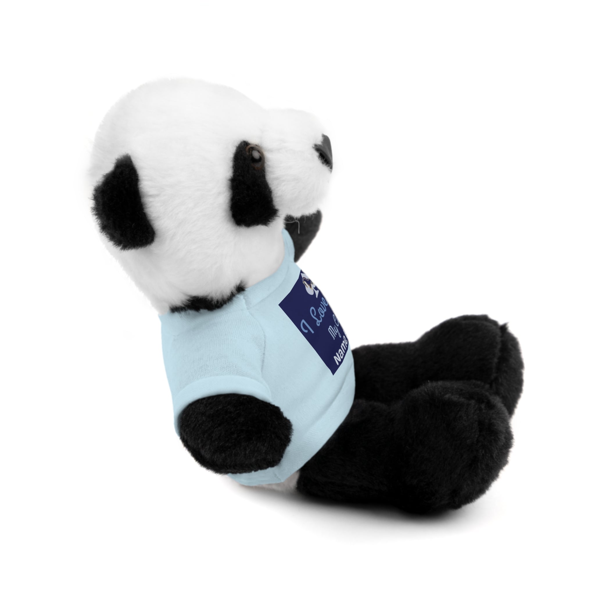 Personalized Teddy Bear with "I Love You" Tee