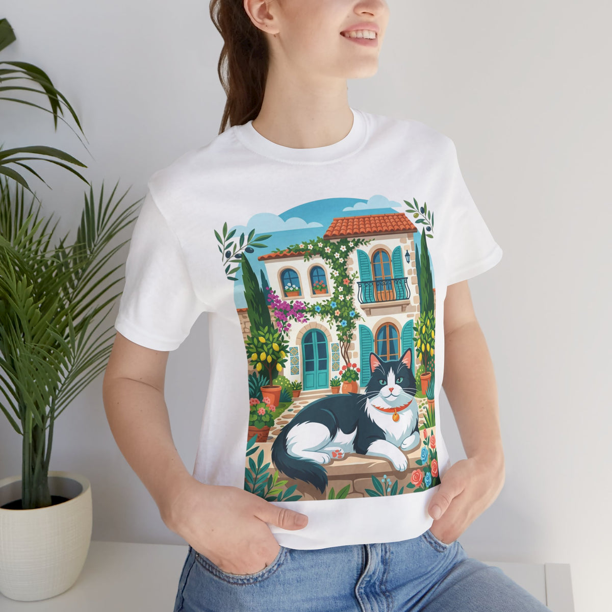 Cat Courtyard T‑Shirt