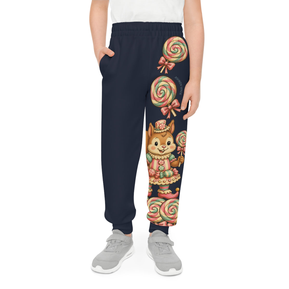 Navy LolliSquirl Youth Joggers