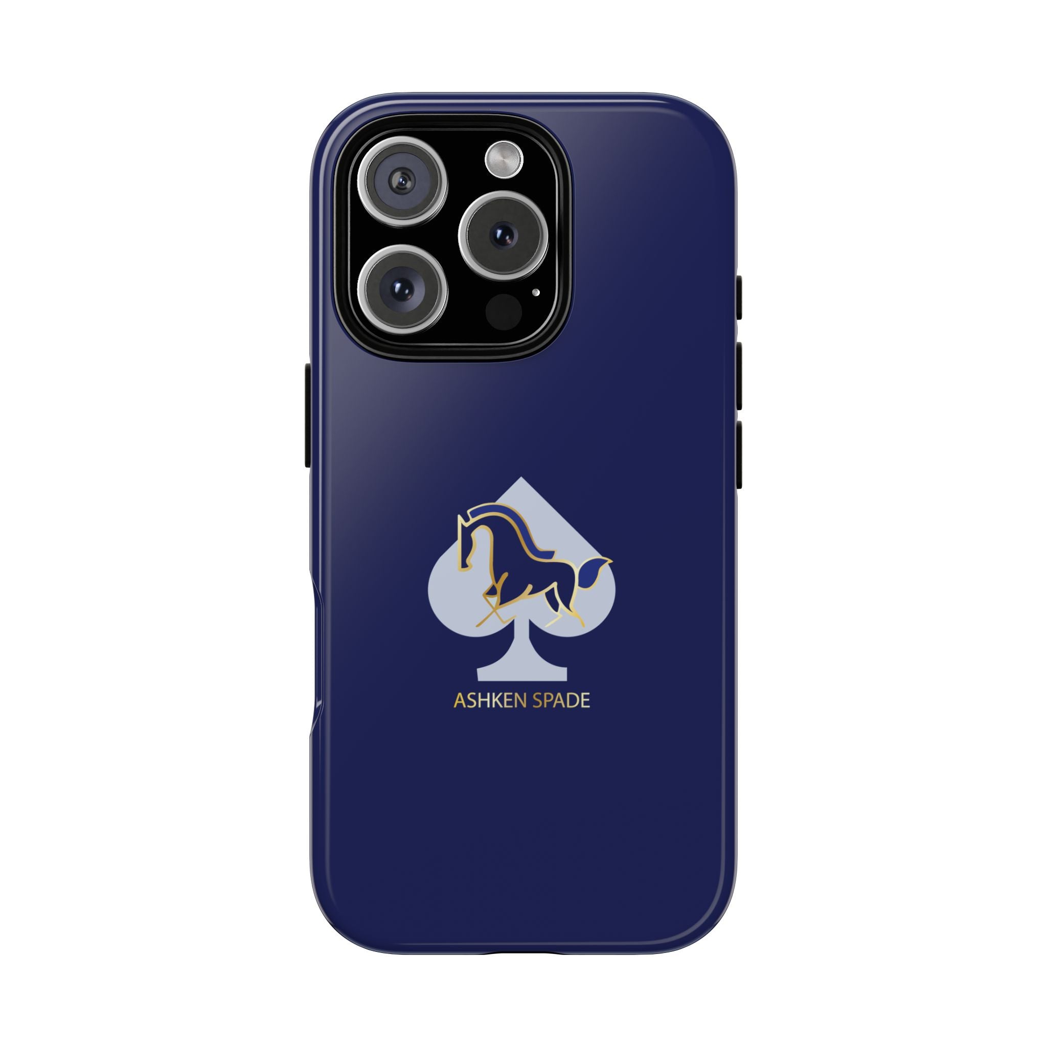 Navy Blue Ashken Spade Logo Phone Case