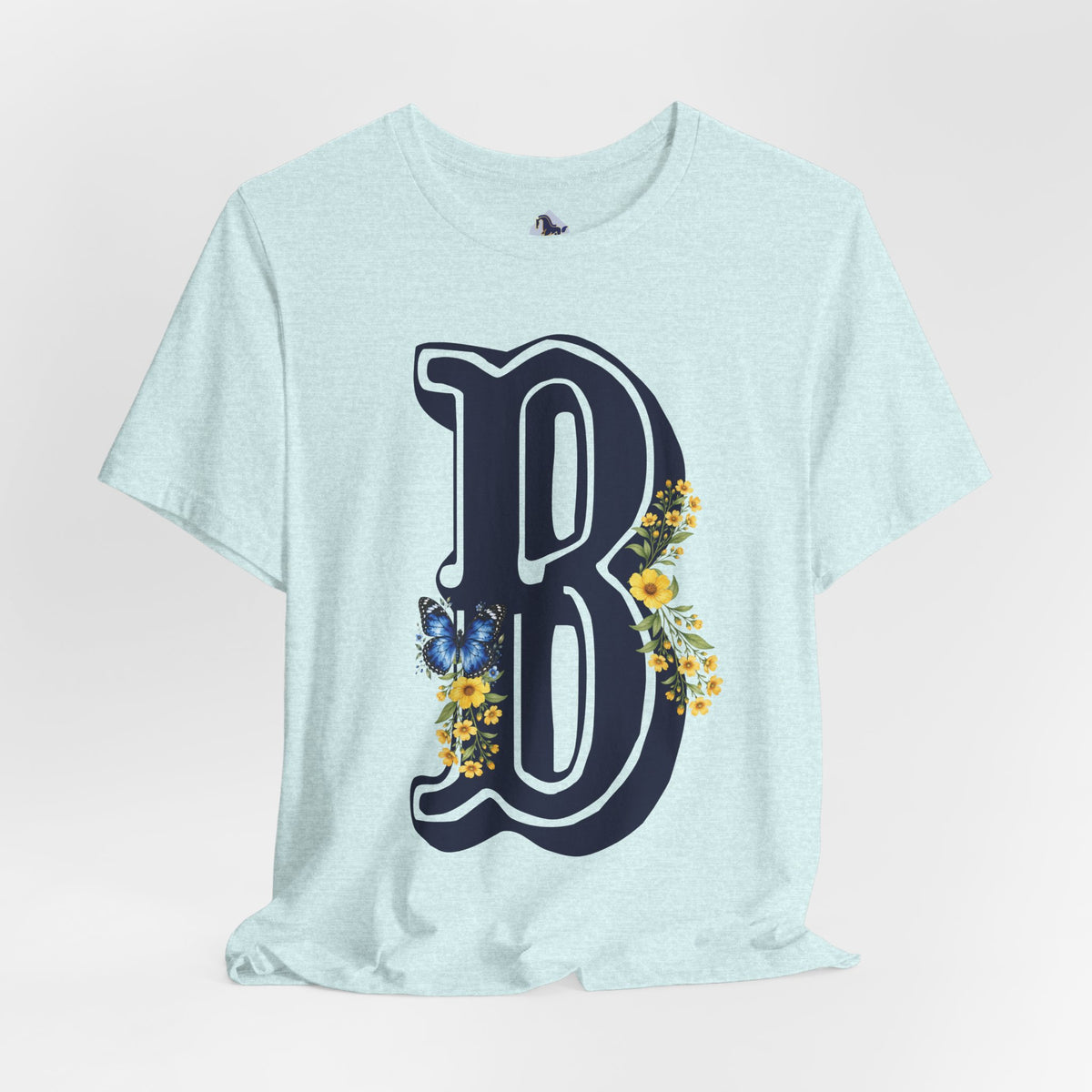 Floral Letter B Monogram T-Shirt