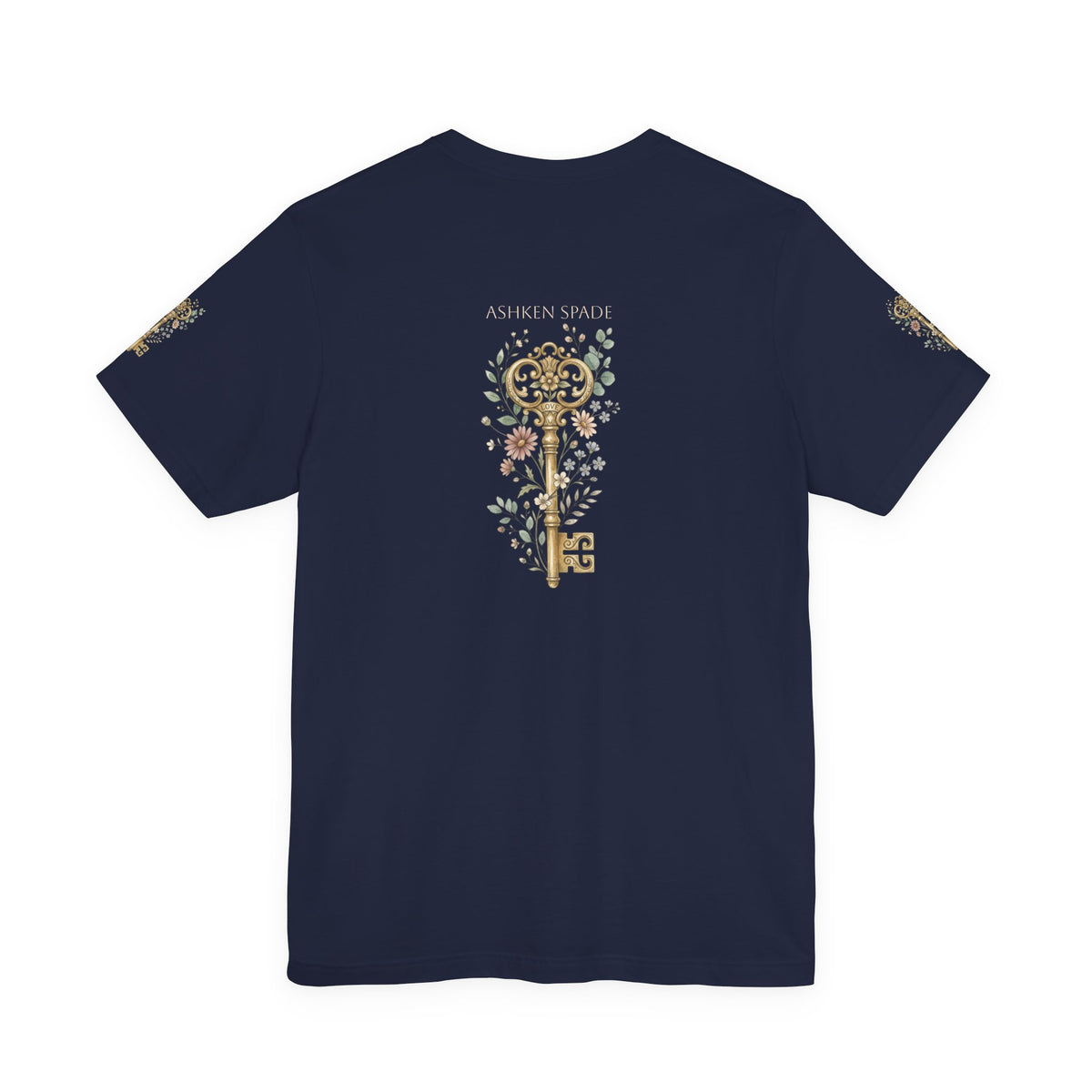 Vintage Floral Key T-Shirt